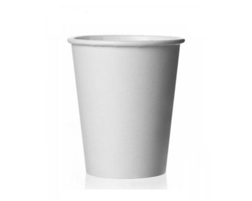 Белый бумажный стакан для вендиговых автоматов 150 мл d=70