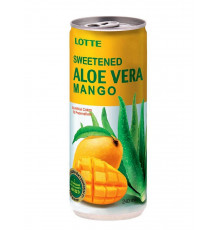 Напиток безалкогольный негазированный Aloe Vera Mango Lotte™ в жестяной банке 240 мл