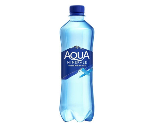 Вода питьевая Aqua Minerale газированная 500 мл в ПЭТ-бутылке