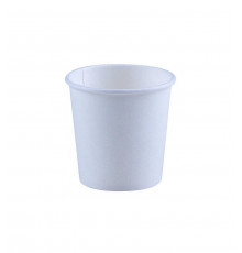 Бумажный стакан для кофе и горячих напитков Huhtamaki SP4 Белый 100 / 118 мл d=62