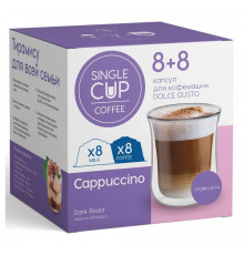 Кофе-капсулы Single Cup для Dolce Gusto CAPPUCCINO 8+8 шт.
