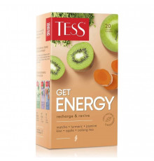 Чай TESS улун Get Energy Оолонг с киви и жасмином 20 пак. × 1,5 г