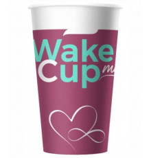 Бумажный стакан Wake Me Cup d=90 400 мл