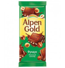 Шоколад Альпен Голд Фундук Alpen Gold 90 г