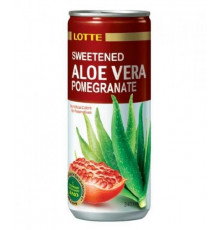 Напиток безалкогольный негазированный Aloe Vera Pomegranate Lotte™ в жестяной банке 240 мл