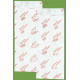 Бумажный пакет для выпечки с V-дном Приятного аппетита Белый 90+40×220 мм по 1600 шт/кор
