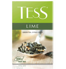 Чай TESS LIME зеленый листовой аромат. 100 г