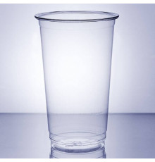 Прозрачный стакан-шейкер для холодных продуктов ПЭТ 500 мл