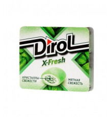 Жевательная резинка Dirol X-Fresh Мятная свежесть 16 г