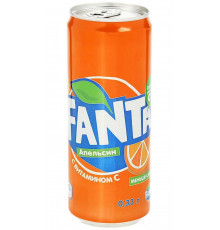 Газированный напиток Fanta 330 мл в жестяной банке