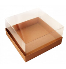 Крышка коробки для торта 240×240×110 мм