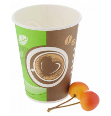 Бумажный стакан для кофе и горячих напитков Huhtamaki SP12 Coffee-To-Go 300 / 355 мл