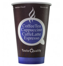 Бумажный стакан Taste Quality 300 мл диаметром 80 мм для кофе и горячих напитков