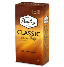 Кофе Paulig Classic натуральный жареный молотый 250 грамм вакуумированный брикет