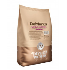 Сухой быстрорастворимый чай для вендинга DeMarco с ароматом малины 1 кг в пакете