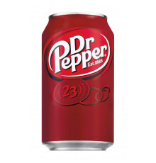 Сильногазированный пастеризованный напиток Dr Pepper жестяная банка 330 мл