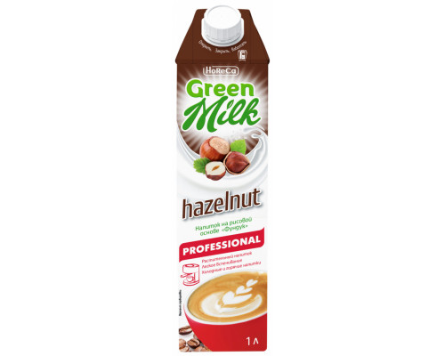 Напиток Green Milk Hazelnut Фундук на рисовой основе 1000 мл