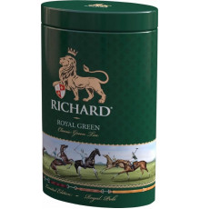 Подарочный чай Richard Royal Green зеленый листовой 80 г в жестяной банке