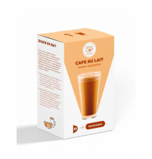 Кофе-капсулы Single Cup для Nescafe Dolce Gusto Кофе с молоком CAFE AU LAITE 10 шт.