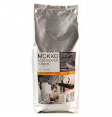 Натуральный жареный кофе в зернах AltaRoma Mokko в мягком пакете 1 кг