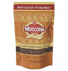 Кофе сублимированный Moccona Continental Gold выгодная упаковка пакет 140 г