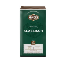Кофе молотый Minges Klassisch вакуумированный брикет 500 грамм