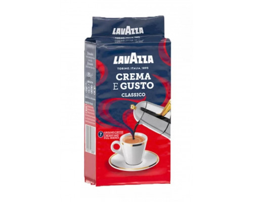 Кофе молотый Lavazza Crema E Gusto CLASSICO вакуумированный брикет 250 г