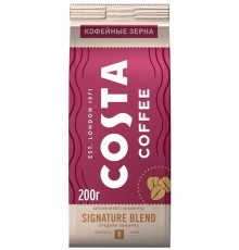 Кофе в зернах Costa coffee Signature blend Medium Roast в пакете 200 г