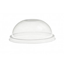 Пластиковая прозрачная купольная крышка d=95 мм без отверстия (глухая)