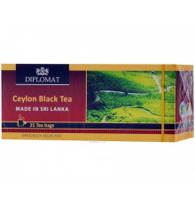 Чай черный Diplomat Ceylon 25 пакетиков