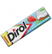 Жевательная резинка Dirol со вкусом кокоса и клубники 13,6 грамм × 30 штук