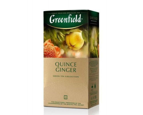 Чай зеленый Greenfield Quince Ginger 25 пак. × 2г