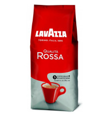 Кофе натуральный жареный в зернах Lavazza Qualità Rossa в пакете 500 г