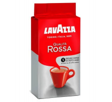 Кофе натуральный жареный Lavazza Qualità Rossa 250 г вакуумированный брикет