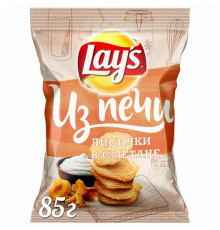 Чипсы картофельные Lay`s из печи Лисички в сметане 85 грамм