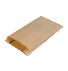 Пакет бумажный V-образный Крафт 175+65×250 мм