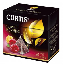 Чай каркаде Curtis Summer Berries цветочный 20 пирам. × 1,7 г