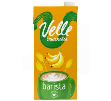Альтернативное молоко VELLE Barista Банановое специальное на соевой основе 1 л тетрапак с крышкой