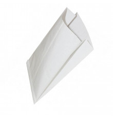 Пакет бумажный пищевой жиро- и влагостойкий 100+40×250 мм Белый