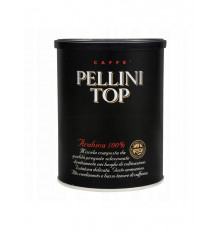 Кофе жареный молотый Pellini Top 250 г жестяная банка